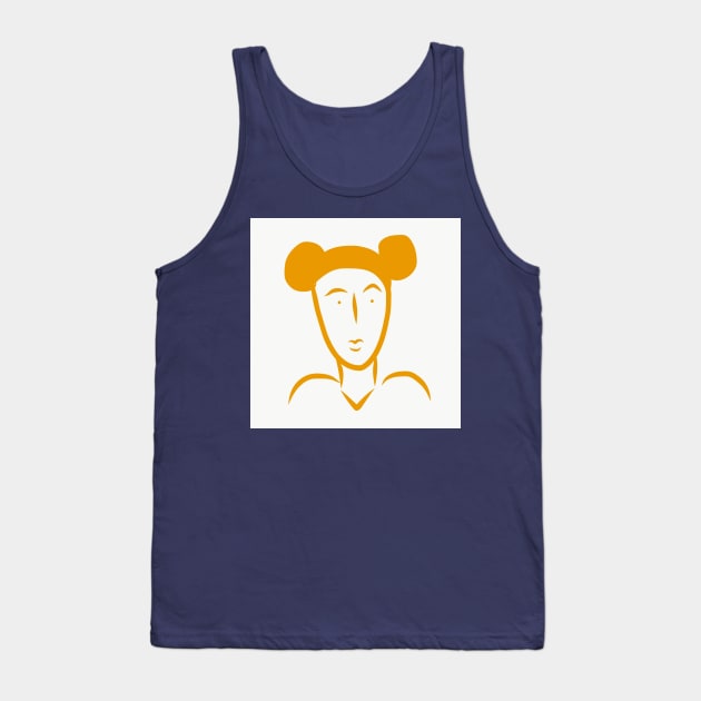 Orange. Tank Top by Radrenart